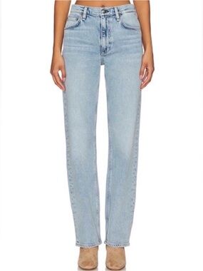 Rag & Bone Harlow Mid Rise Straight Jeans